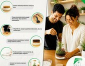 PYEF CRAFTS Zestaw DIY las w słoiku – terrarium ze szklanym słojem – zdjęcie 3