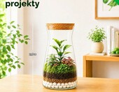 PYEF CRAFTS Zestaw DIY las w słoiku – terrarium ze szklanym słojem – zdjęcie 4