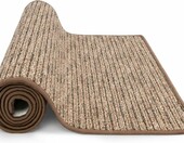 KARAT Wykładzina dywanowa Genewa 80x300 cm, jasnobrązowa, na metry – zdjęcie 1