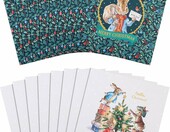 Hallmark kartki świąteczne Piotruś Królik 16 szt. z kopertami – zdjęcie 4