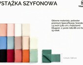Vitalizart wstążki szyfonowe 15 kolorów zestaw 27 m – do pakowania prezentów – zdjęcie 2