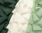 Vitalizart wstążki szyfonowe 15 kolorów zestaw 27 m – do pakowania prezentów – zdjęcie 3