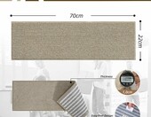 COSY HOMEER Nakładki na schody 15 szt. 70x22 cm, beżowe, antypoślizgowe – zdjęcie 3