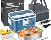 Anykuu Elektryczny podgrzewacz do posiłków 1,8 l, 12V/24V/240V – zdjęcie 1