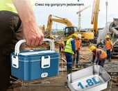 Anykuu Elektryczny podgrzewacz do posiłków 1,8 l, 12V/24V/240V – zdjęcie 3