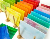 kolvanto Zestaw 26 arkuszy witrażowych 10x15 cm do rękodzieła – zdjęcie 1