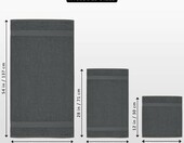 Utopia Towels Zestaw ręczników 8 szt. - kąpielowe, do rąk i ściereczki, szary – zdjęcie 2