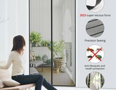 MYCARBON moskitiera magnetyczna na drzwi 90x210 cm - siatka przeciw owadom – zdjęcie 4