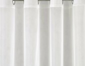 Eurofirany Lucy Firana transparentna 300x250 cm, biała, na przelotkach – zdjęcie 4