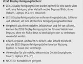 ZEISS 120 szt. – nawilżane chusteczki do czyszczenia okularów – zdjęcie 2