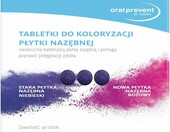 Oral-Prevent 40 szt. – tabletki odbarwiające płytkę nazębną – zdjęcie 1