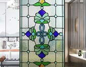 Acmore Folia okienna matowa witrażowa 60x100 cm, statyczna, bez kleju – zdjęcie 1
