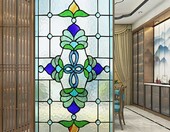 Acmore Folia okienna matowa witrażowa 60x100 cm, statyczna, bez kleju – zdjęcie 2
