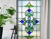 Acmore Folia okienna matowa witrażowa 60x100 cm, statyczna, bez kleju – zdjęcie 3