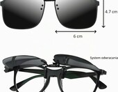 CREYESTAL – nakładka clip-on na okulary, polaryzacyjna, UV400 – zdjęcie 4