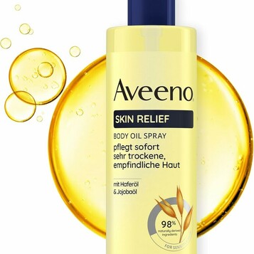 Aveeno Skin Relief olejek do ciała w sprayu 200 ml – owies i jojoba