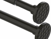 Aiitomg Karnisz napinany bez wiercenia 85-155 cm, czarny, Ø 32 mm – zdjęcie 1