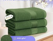 Cloud Pillow Ręczniki kąpielowe 70x140 cm, komplet 2 szt., zielone – zdjęcie 3