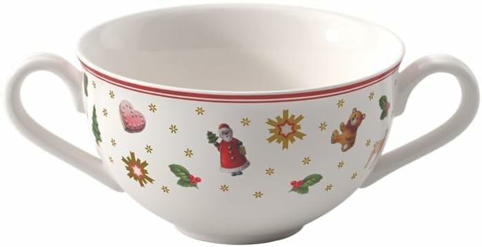 Villeroy & Boch Toy's Delight bulionówka 250 ml porcelanowa, motyw świąteczny