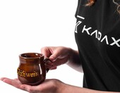 KADAX kubki do grzanego wina 250 ml, zestaw 2 szt., ceramika ręcznie wykonana – zdjęcie 5