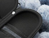 ProCase – etui na okulary na 2 pary, czarne, z zamkiem – zdjęcie 4