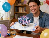 KUKUTrue kartka pop-up 3D motyle – kartka okolicznościowa – zdjęcie 2