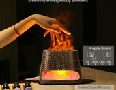 SALKING Lampa solna 2w1 z dyfuzorem olejków i efektem płomienia, 150 ml – zdjęcie 4
