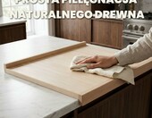 Ottimal Stolnica drewniana dwustronna 50x70 cm z rantem, drewno topolowe – zdjęcie 5