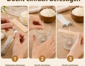 ZhuiGuang Zestaw akcesoriów do wyrobu świec - knoty, barwniki, narzędzia – zdjęcie 3