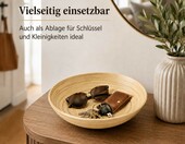 com-four miski bambusowe okrągłe 30 cm, komplet 2 szt., naturalne – zdjęcie 4