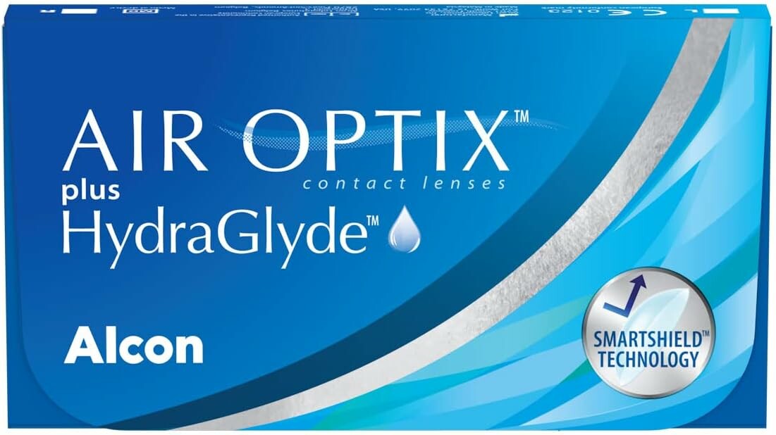 Air Optix Plus Hydraglyde soczewki miesięczne 6 szt. -3,5 D