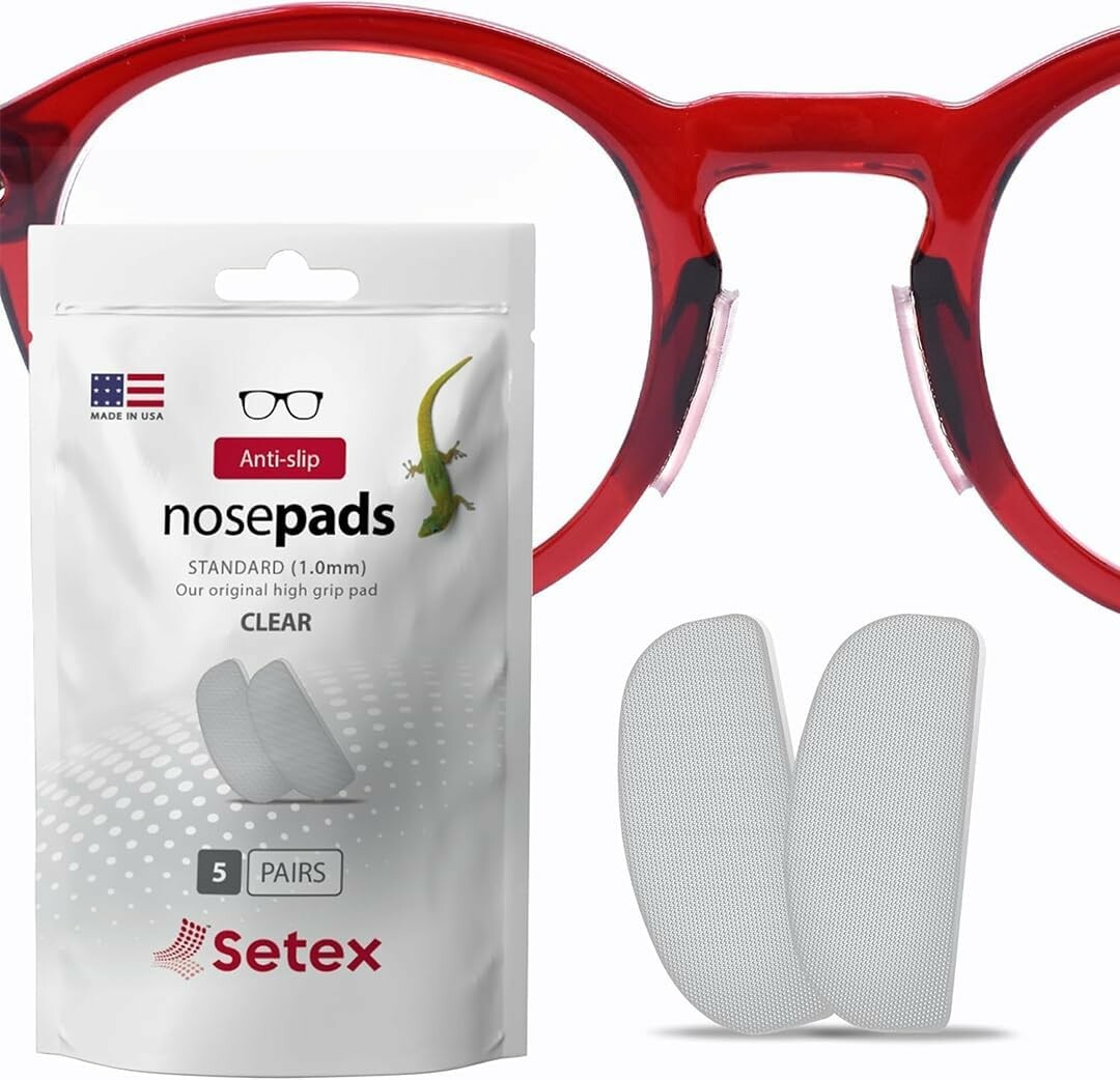 Setex Gecko Grip 5 par nosków do okularów przezroczyste
