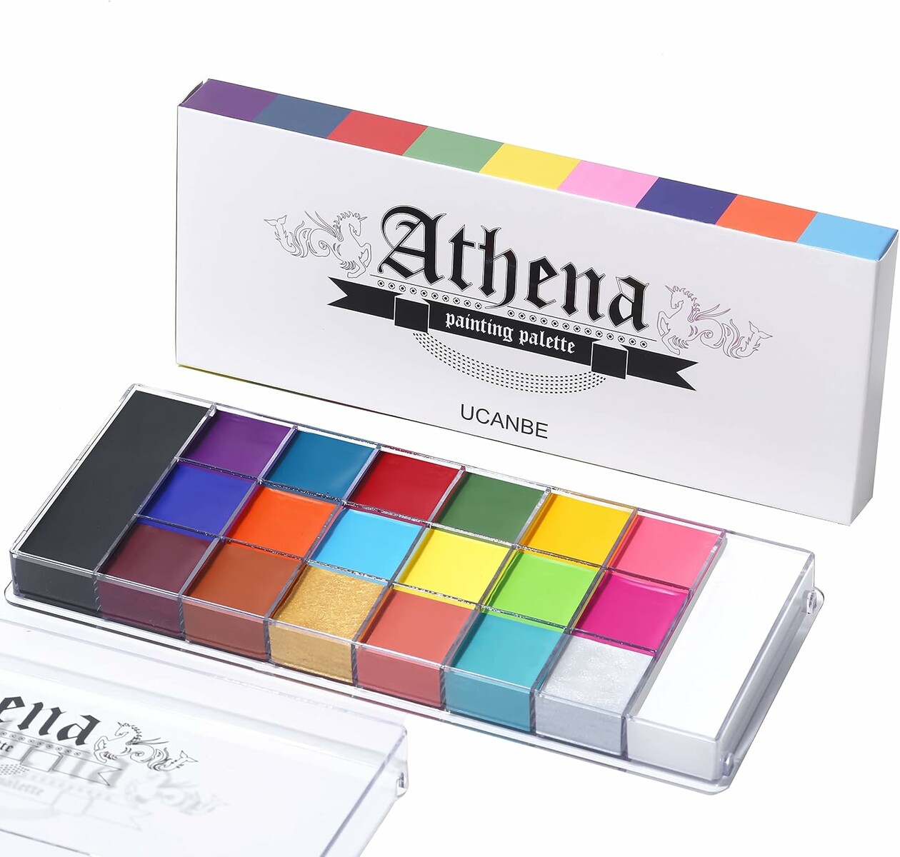 UCANBE Athena Face Paint - paleta 20 farb do makijażu twarzy
