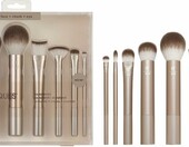 Real Techniques Au Naturale - zestaw 9 pędzli do makijażu, złoty – zdjęcie 1