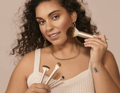 Real Techniques Au Naturale - zestaw 9 pędzli do makijażu, złoty – zdjęcie 5
