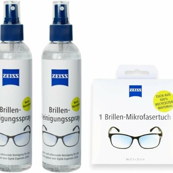 ZEISS spray do czyszczenia okularów 2x240 ml + ściereczka mikrofibra