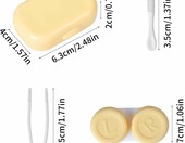 Dokeno zestaw 6 kolorowych pojemników na soczewki kontaktowe – zdjęcie 2