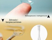 Dokeno zestaw 6 kolorowych pojemników na soczewki kontaktowe – zdjęcie 5