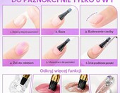 gelike ec Klej żelowy do paznokci sztucznych 6w1, UV, 8 ml – zdjęcie 3