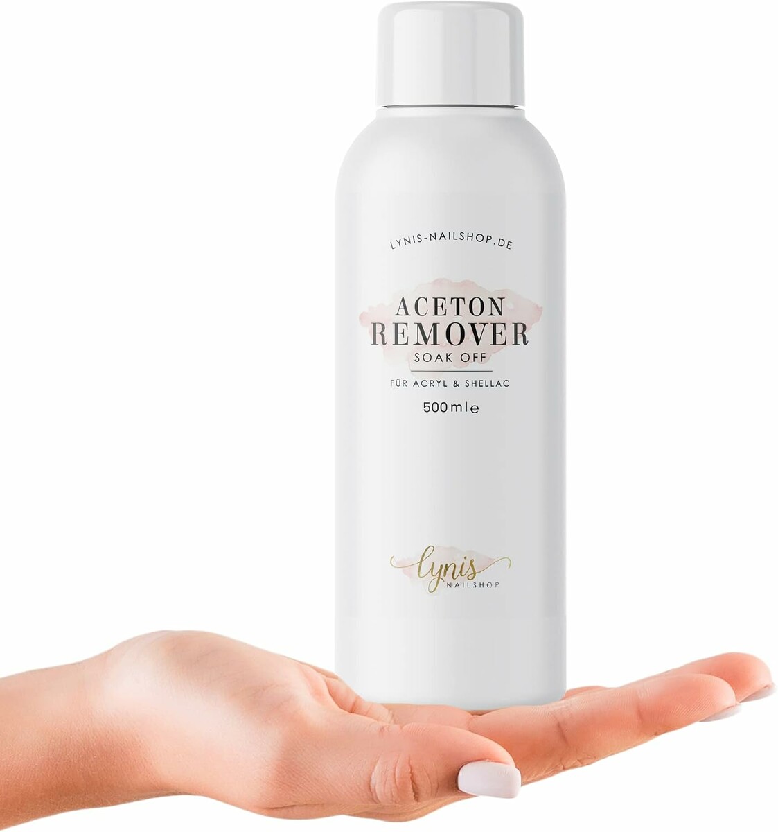 Lynis Nailshop Aceton Remover 500 ml, do żelu i akrylu