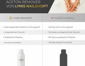 Lynis Nailshop Aceton Remover 500 ml, do żelu i akrylu – zdjęcie 5