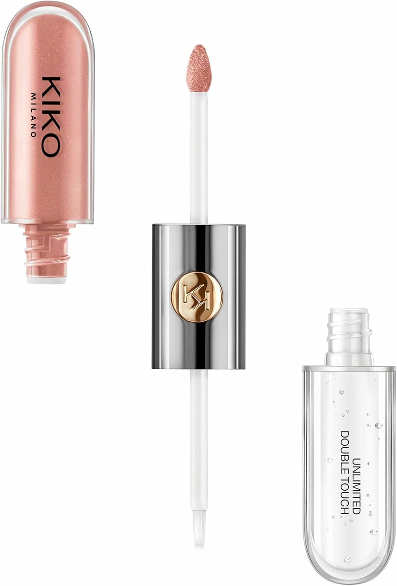 Kiko Milano Unlimited Double Touch - płynna pomadka, Satin Rosy Beige