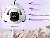 Zaxiva Lampa UV LED do paznokci 320W, suszarka 72 diody – zdjęcie 2