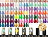 ROSALIND Zestaw lakierów hybrydowych 80 szt. z lampą UV/LED – zdjęcie 1