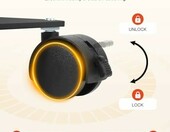 HINOPY Lampa kosmetyczna LED z półksiężycem, na kółkach – zdjęcie 4