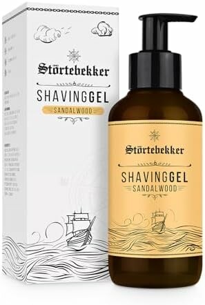 Störtebekker przezroczysty żel do golenia 180 ml – drzewo sandałowe