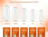 Angtai JN Puste kapsułki żelatynowe rozmiar 000, 500 szt. – zdjęcie 5