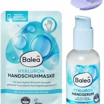 Balea Professional Hyaluron Zestaw do pielęgnacji dłoni – maska i serum