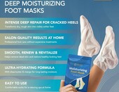 Essy skarpetki nawilżające do stóp 6 par – masło shea i mango – zdjęcie 2