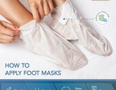 Essy skarpetki nawilżające do stóp 6 par – masło shea i mango – zdjęcie 5